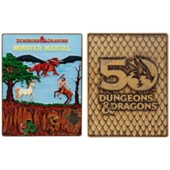 Dungeons & Dragons Erste Auflage Limitiertes Metallbarren Set zum 50. Jubiläum