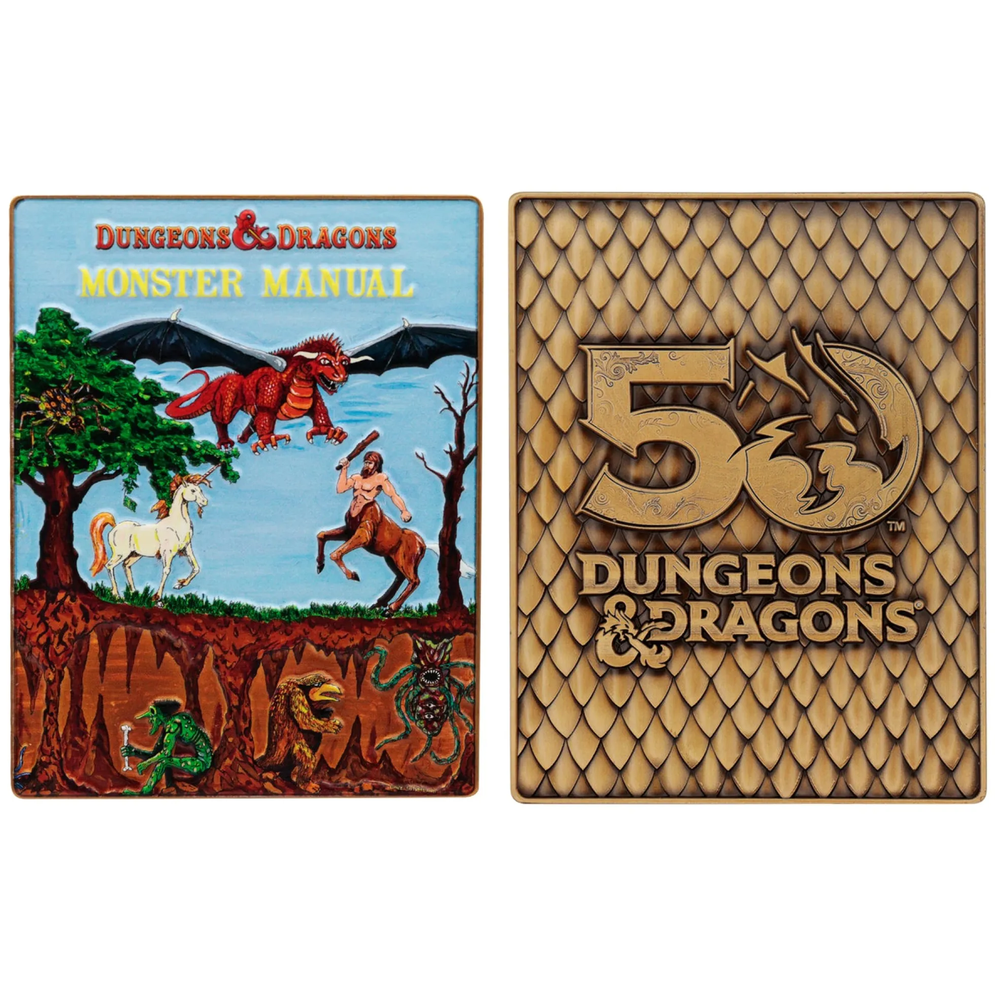 Dungeons & Dragons Erste Auflage Limitiertes Metallbarren Set zum 50. Jubiläum