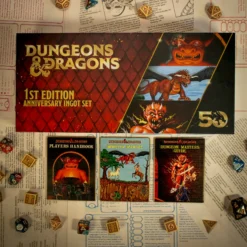 Dungeons & Dragons Erste Auflage Limitiertes Metallbarren Set zum 50. Jubiläum