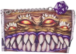 Dungeons & Dragons Geldbeutel Mimic (mit W20-Anhänger)