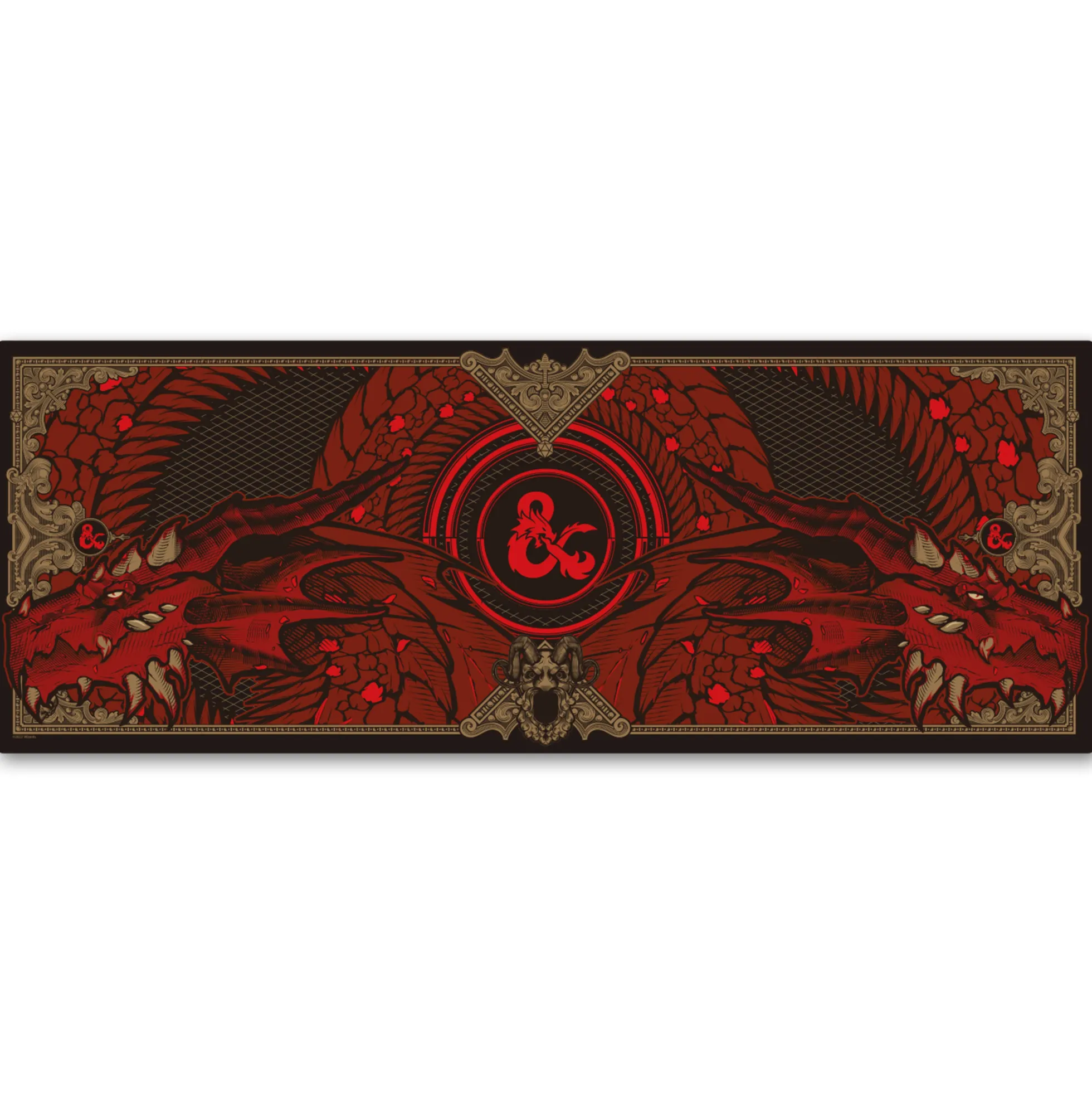Dungeons & Dragons XL Mauspad und Untersetzer Set