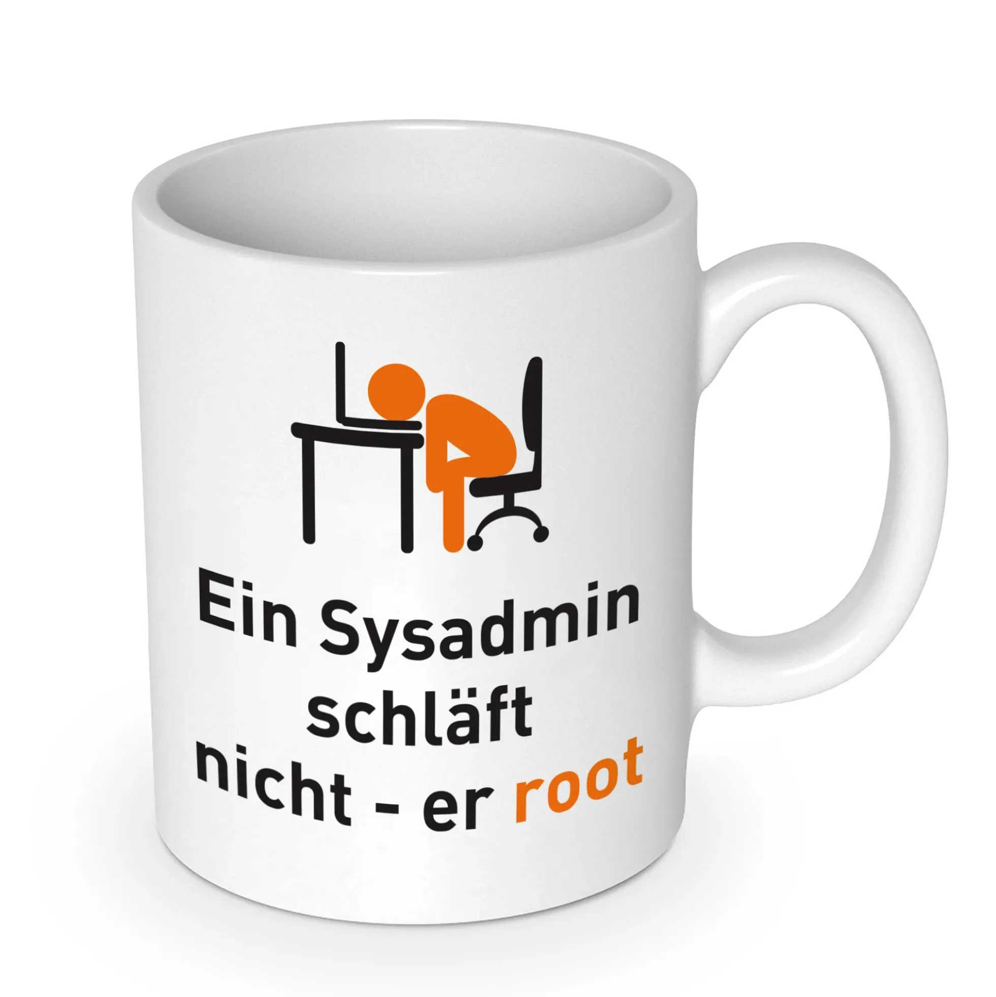 Ein Sysadmin schläft nicht Becher