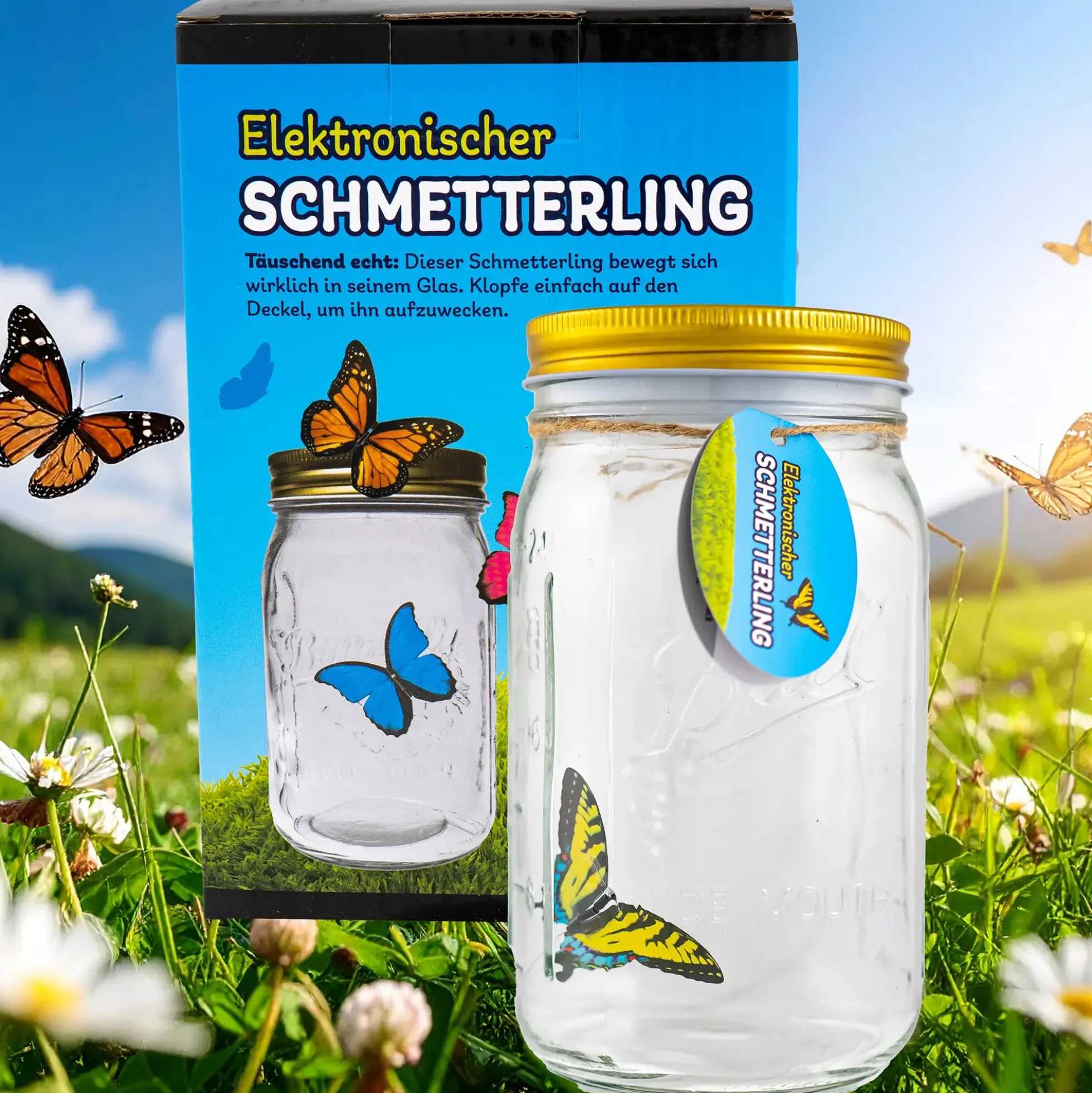 Elektronischer Schmetterling