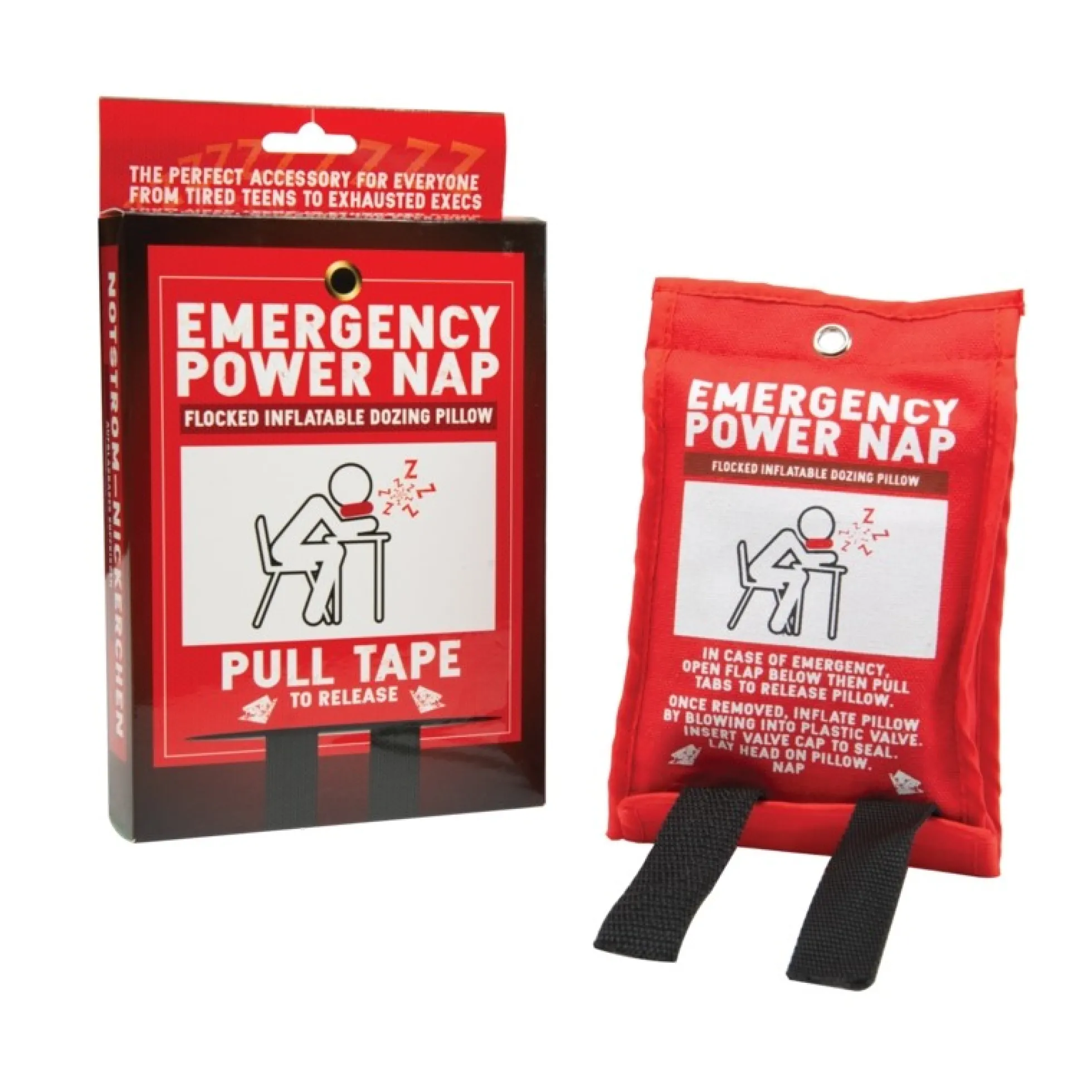 Emergency Power Nap - Aufblasbares Notfall-Nickerchen-Kissen