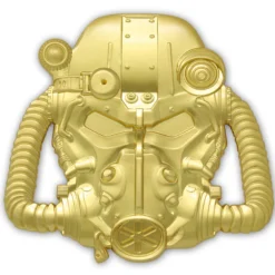 Fallout Sammlerpin: Vergoldeter Power-Armor-Helm