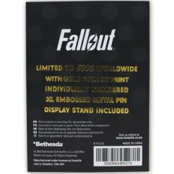 Fallout Sammlerpin: Vergoldeter Power-Armor-Helm