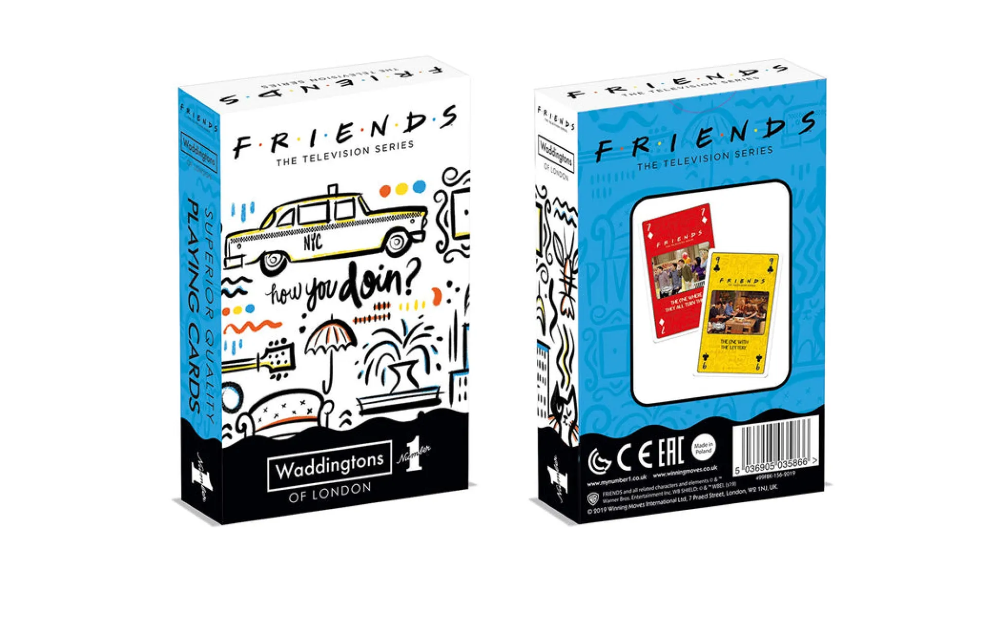 Friends Spielkarten von Waddingtons