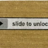 Fußmatte Slide to unlock aus Kokosfaser