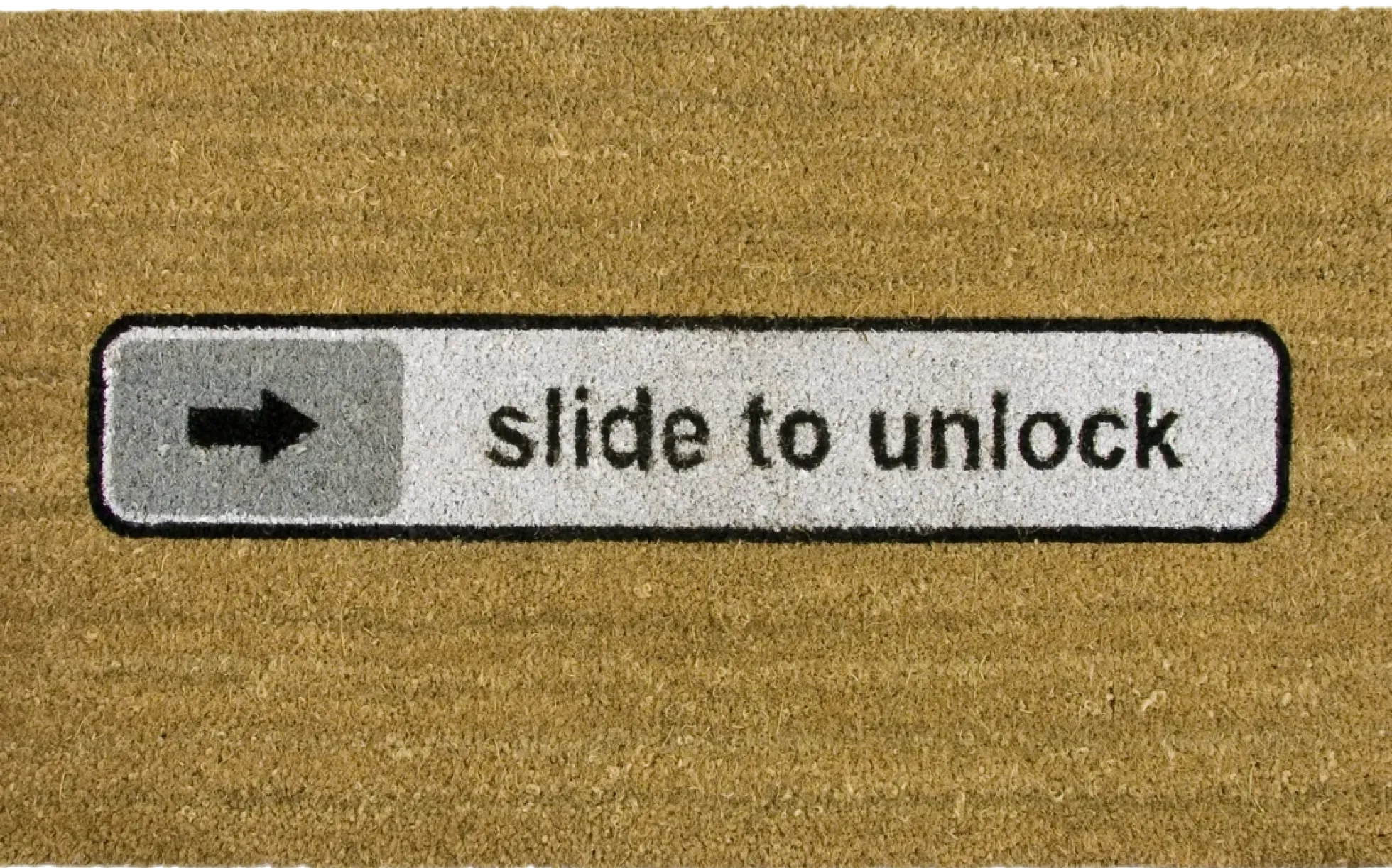 Fußmatte Slide to unlock aus Kokosfaser