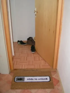 Fußmatte Slide to unlock aus Kokosfaser