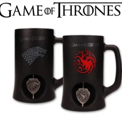 Game of Thrones Bierhumpen mit 3D-Wappen