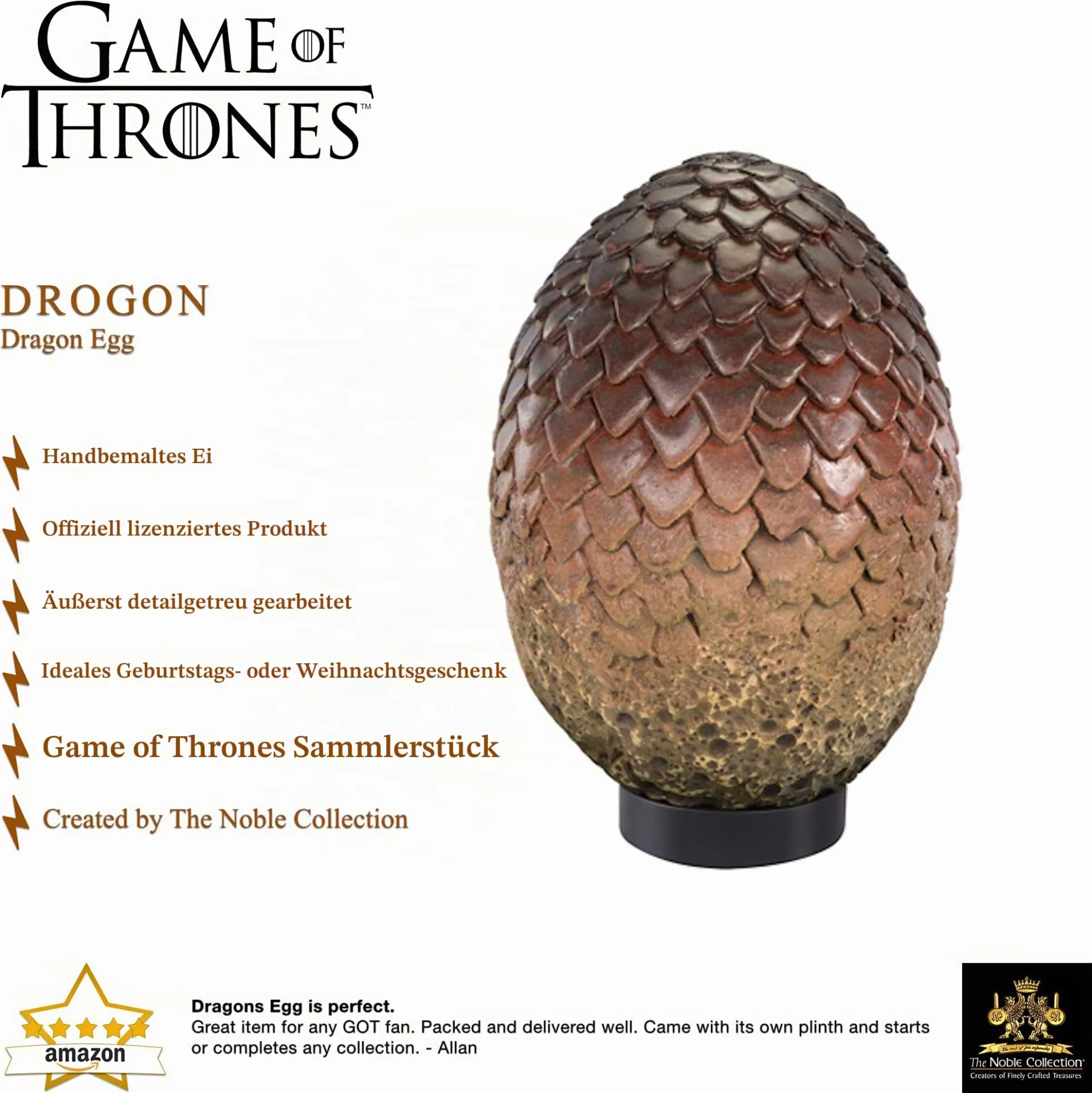 Game of Thrones Dracheneier