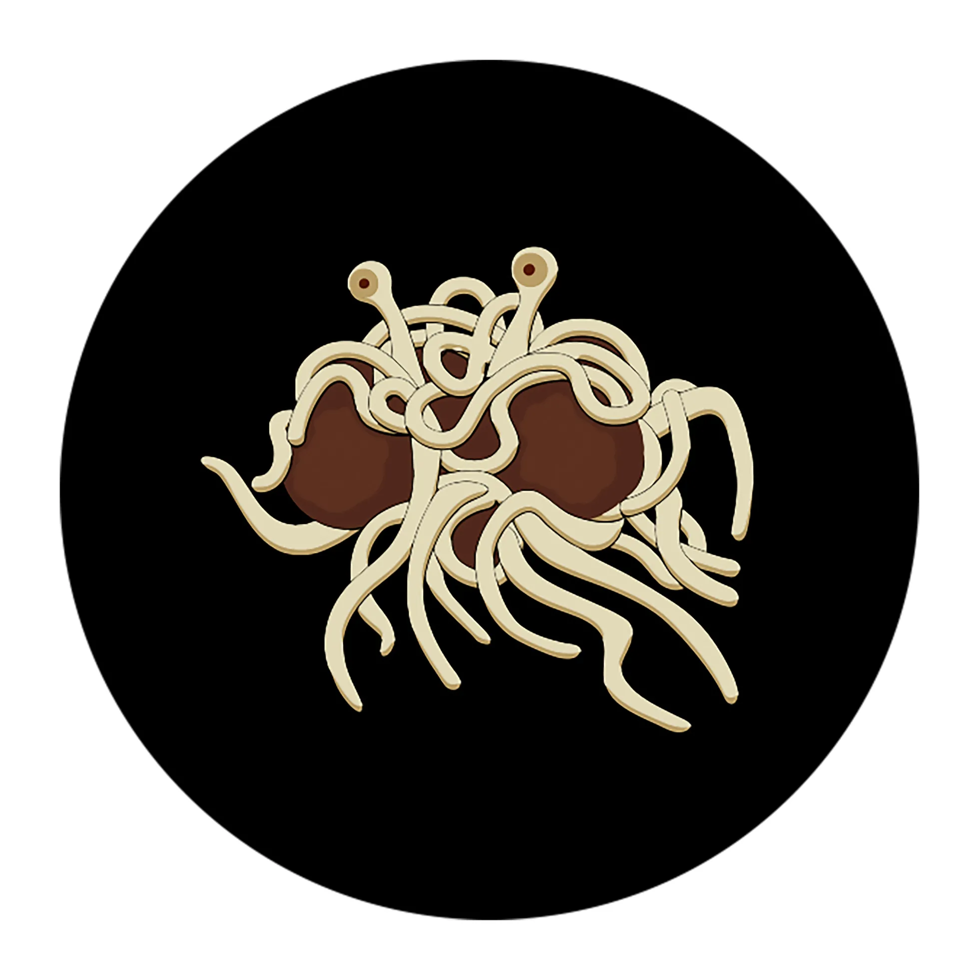 Geek Aufkleber Fliegendes Spaghettimonster