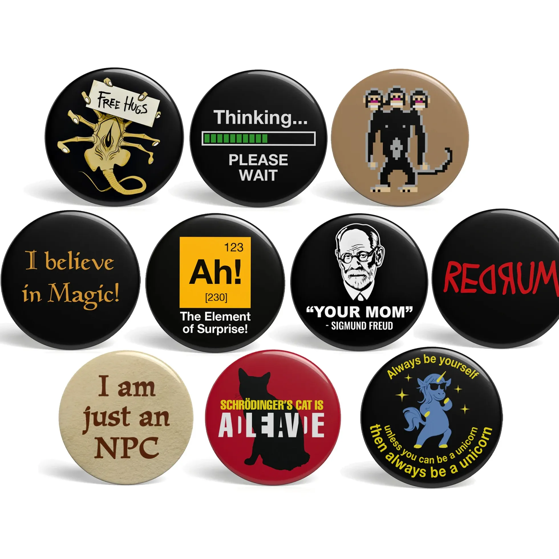 Geek Button 10er Bundle