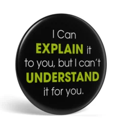 Geek Button Explain vs Understand