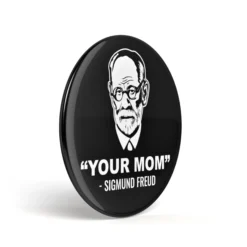 Geek Button Freuds Deine Mutter