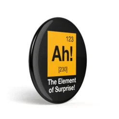 Geek Button The Element Of Surprise