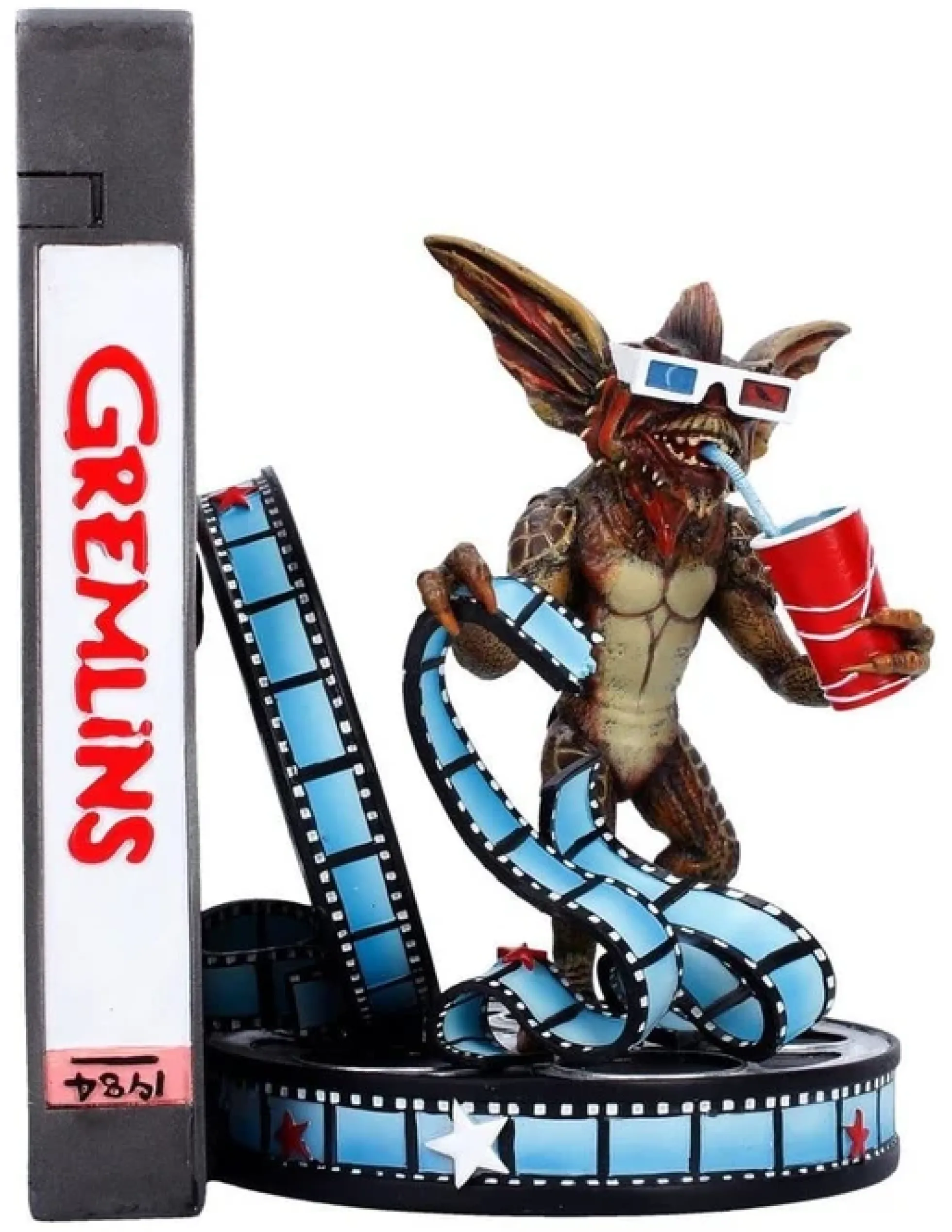 Gremlins Premium Buchstützen - Gizmo & Gremlin VHS-Design
