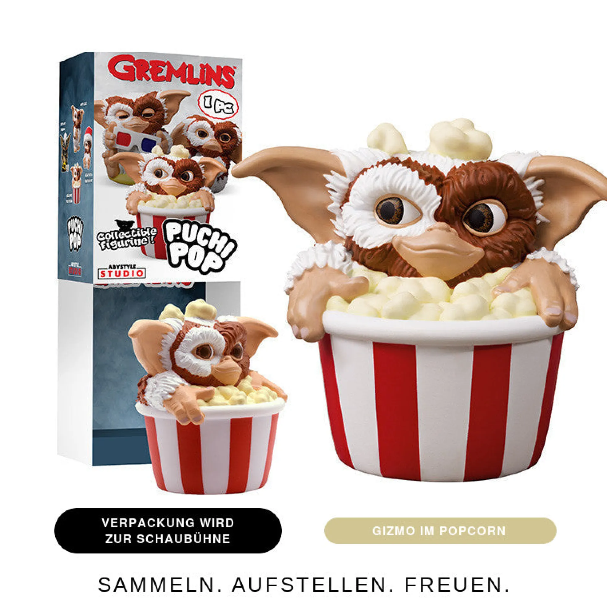 Gremlins Puchipop Sammelfigur Serie 1 (Blindbox, mit nicht wählbarem Motiv)