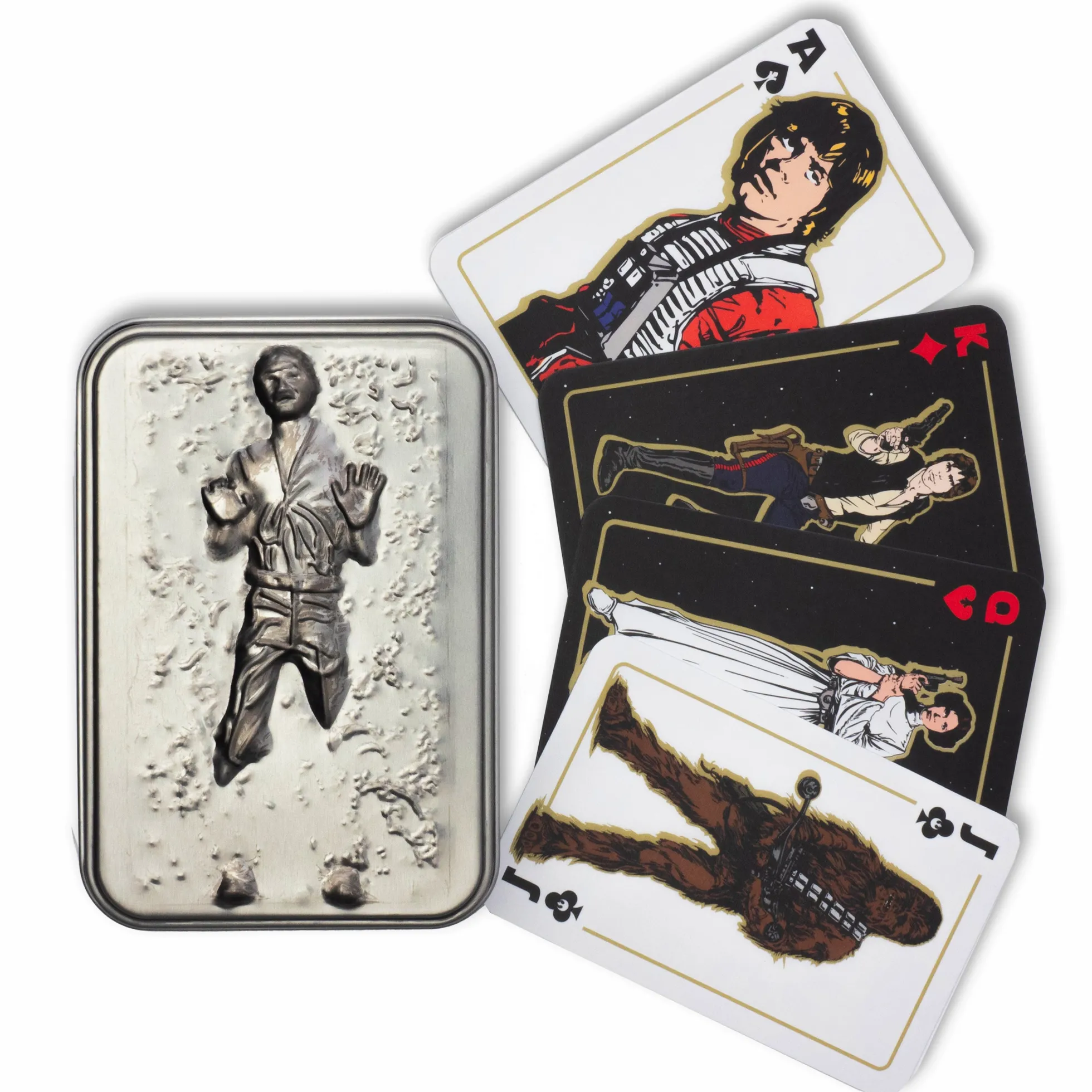 Han Solo in Karbonit Solitaire Kartenspiel