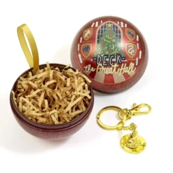 Harry Potter Christbaumkugel Deck the Great Hall mit Schlüsselanhänger