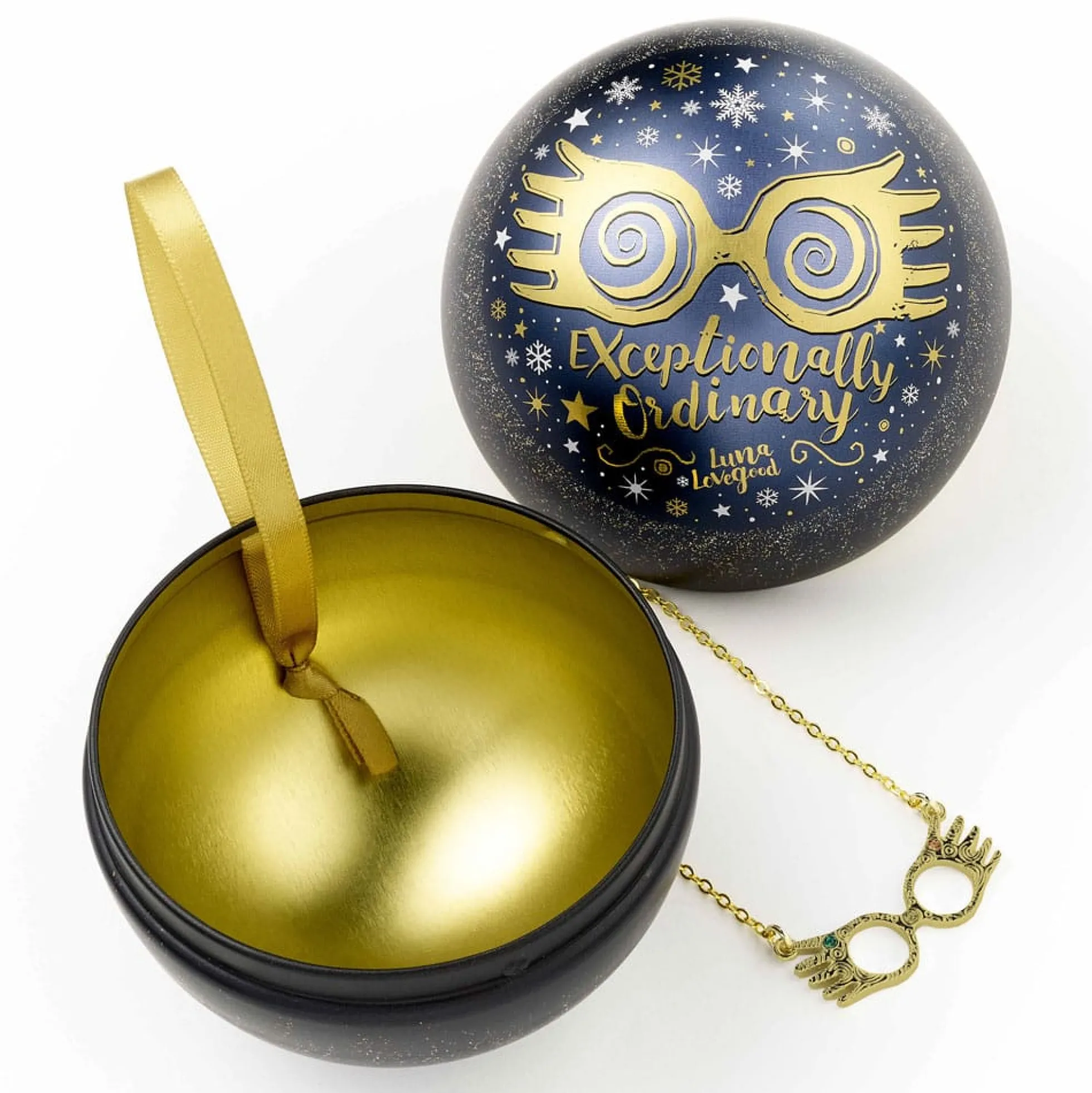 Harry Potter Christbaumschmuck Schokofrosch und Luna