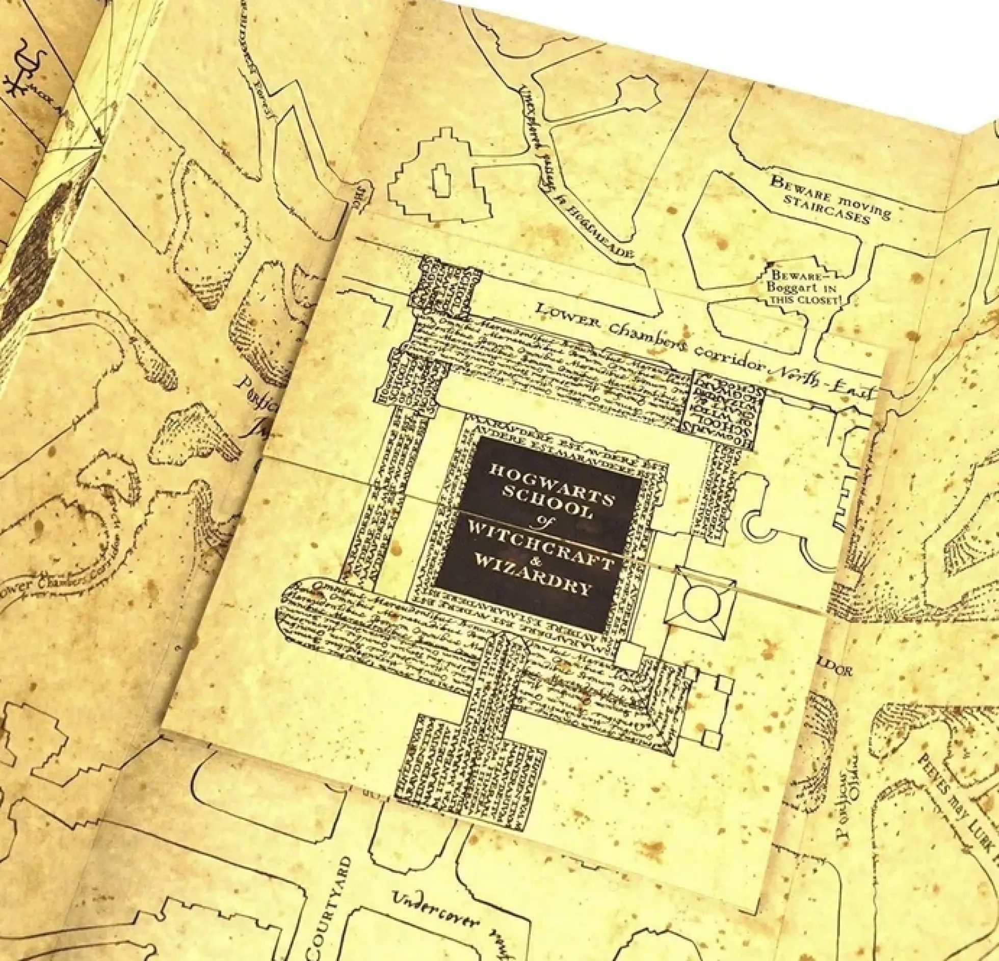 Harry Potter Die Karte des Rumtreibers Premium Nachbildung