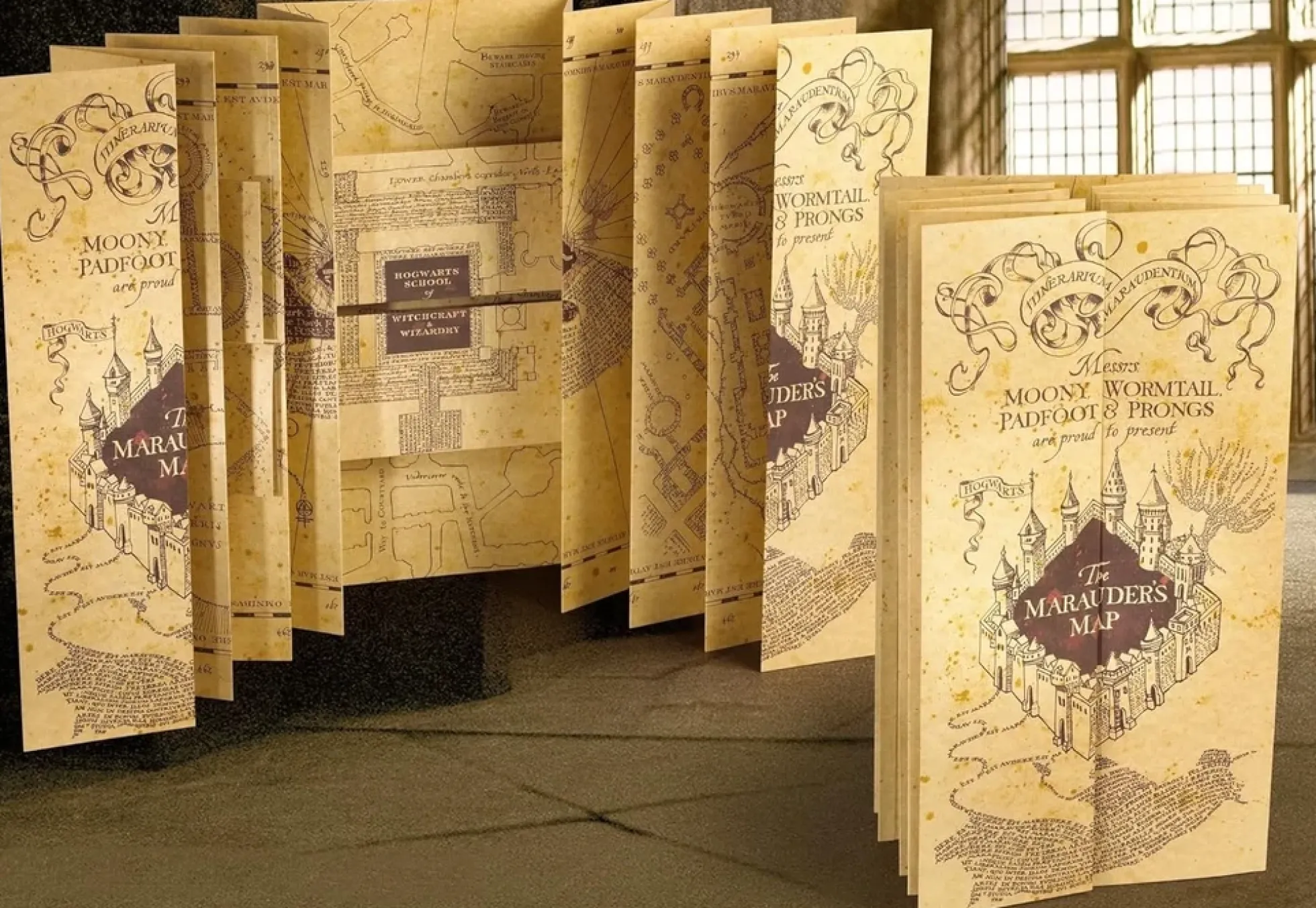 Harry Potter Die Karte des Rumtreibers Premium Nachbildung