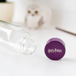 Harry Potter Glasflasche mit Hogwarts-Wappen