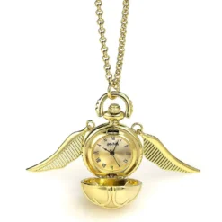 Harry Potter Halskette Goldener Schnatz mit Uhr