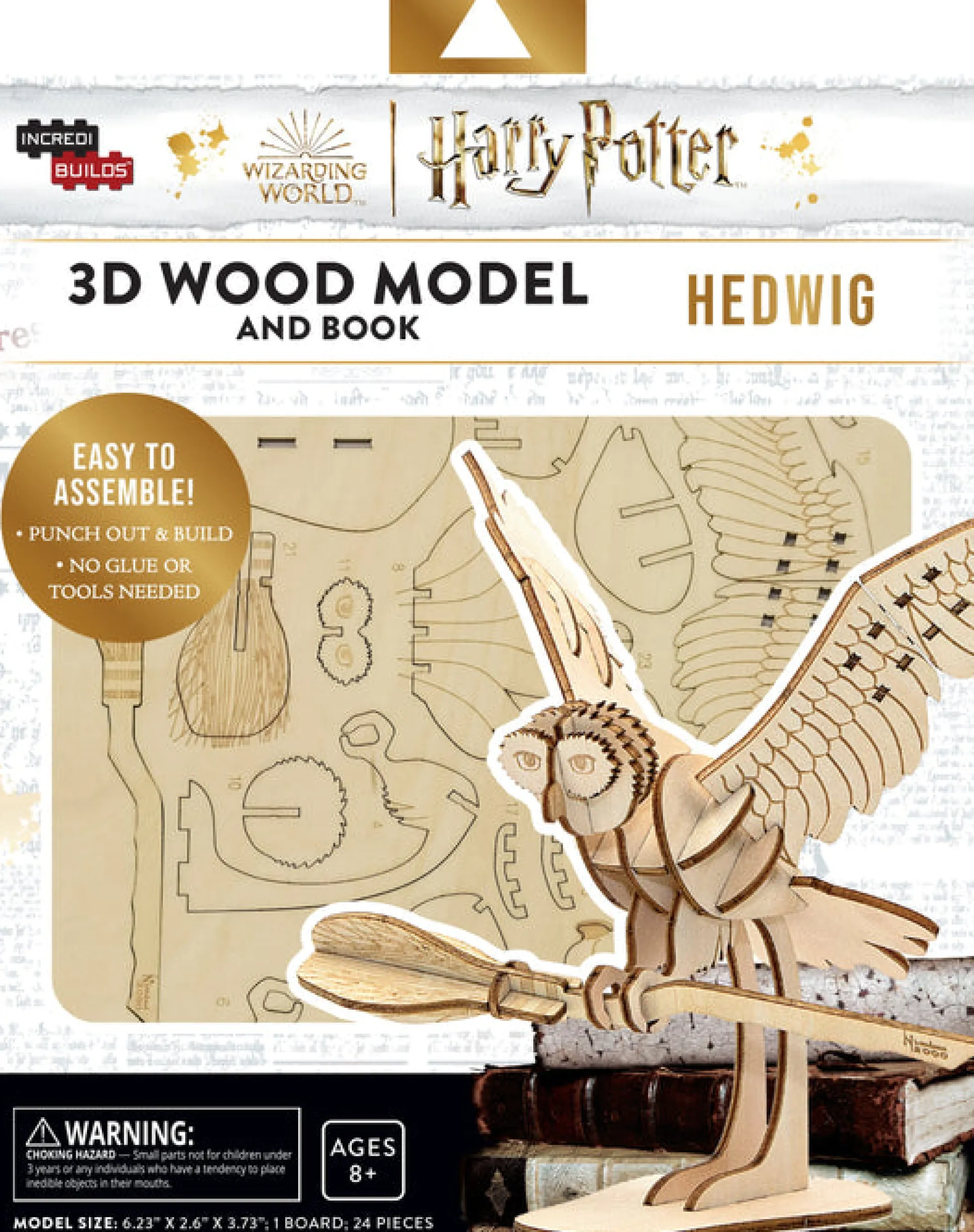 Harry Potter Hedwig 3D-Holzbausatz