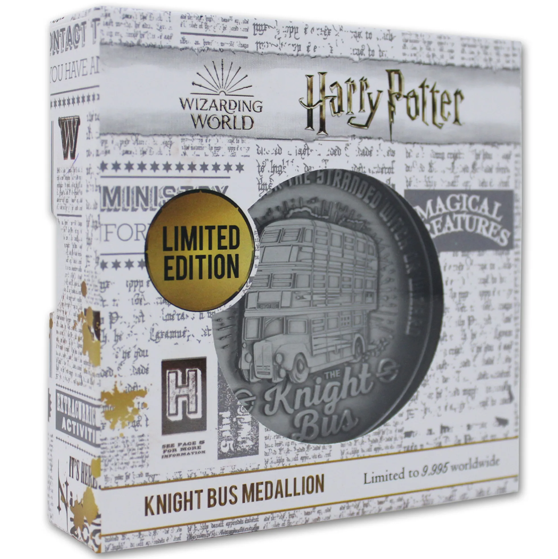 Harry Potter Limited Edition Knight Bus Medaillon