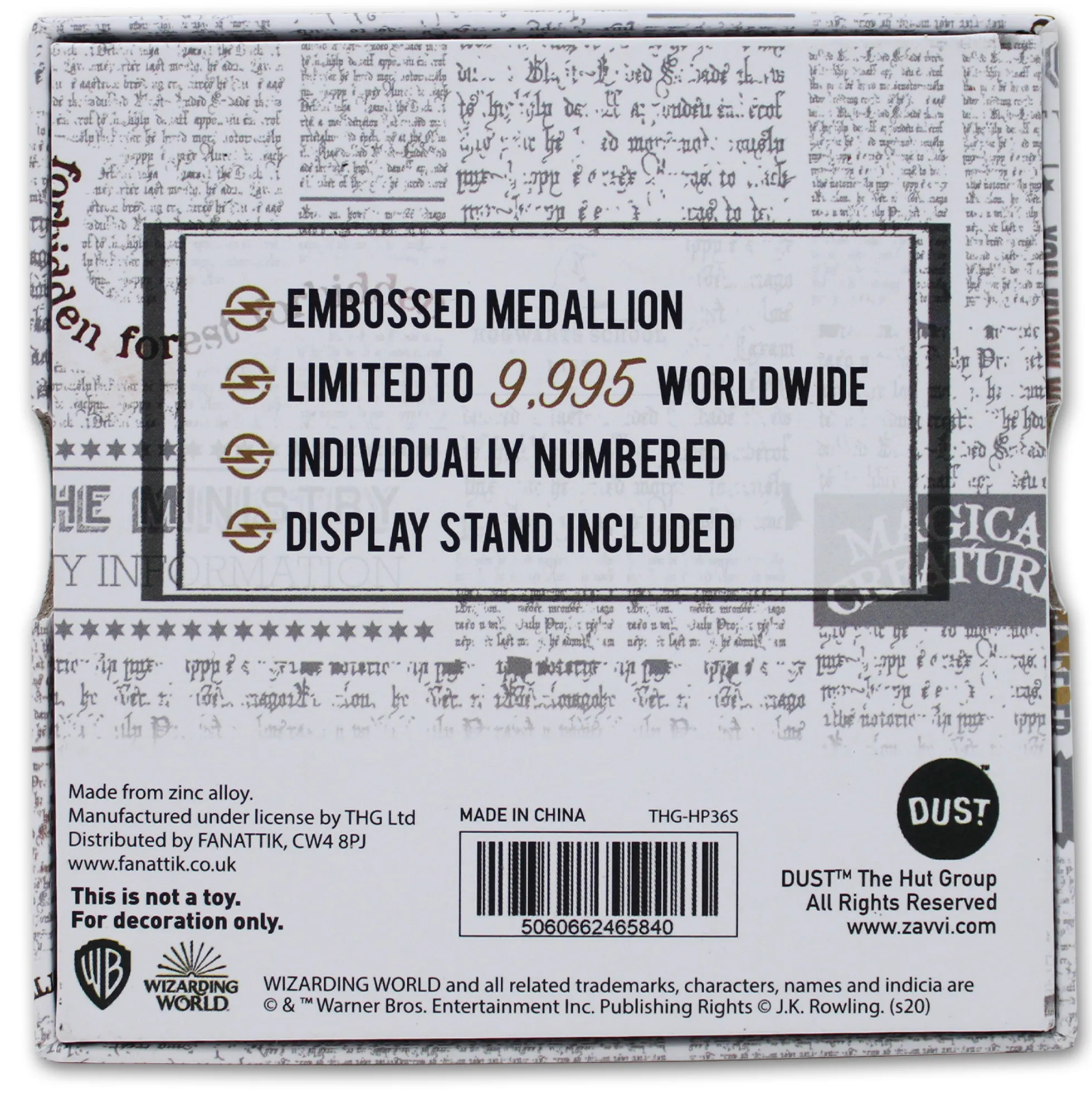 Harry Potter Limited Edition Knight Bus Medaillon