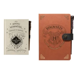Harry Potter Premium Notizbuch mit Zauberstab-Stift