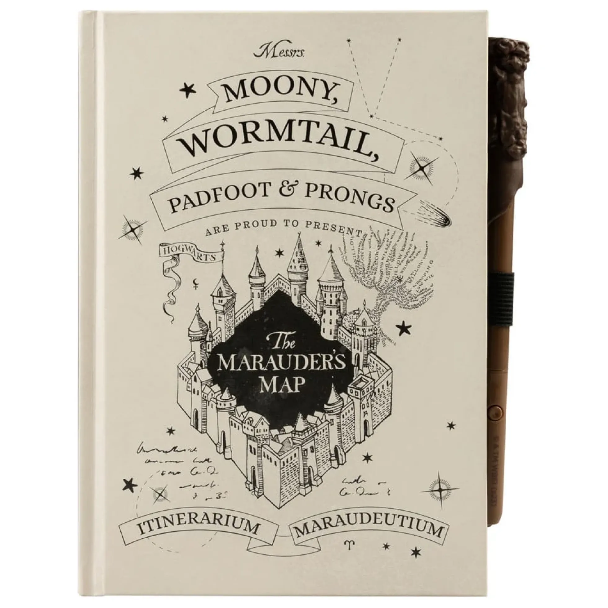 Harry Potter Premium Notizbuch mit Zauberstab-Stift