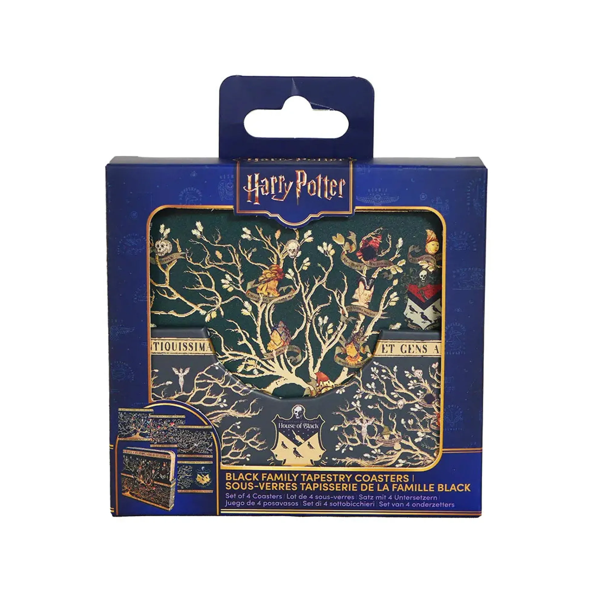 Harry Potter Stammbaum der Familie Black Untersetzer-Set