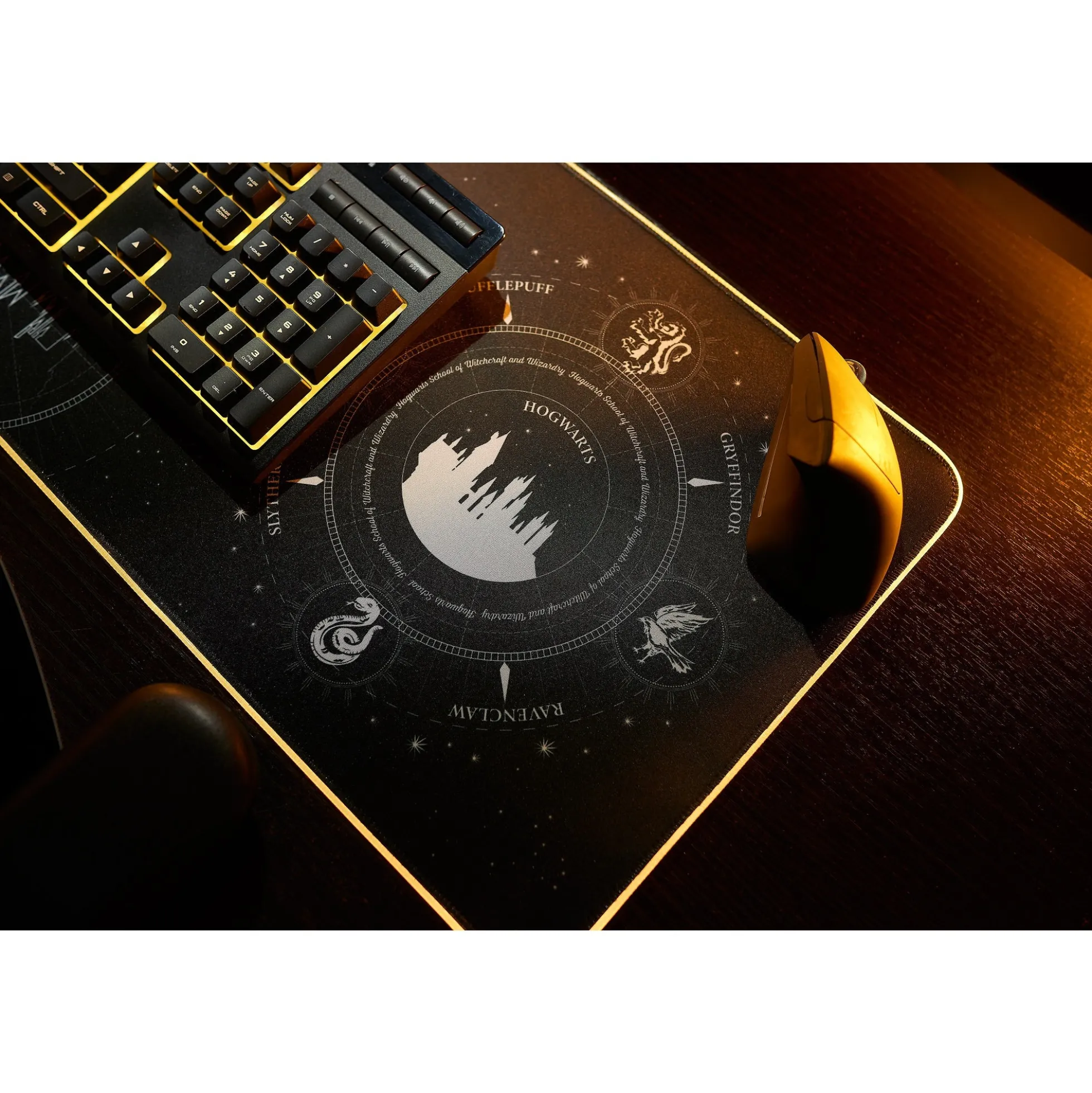 Harry Potter XL Gamer-Mauspad mit Kontaktlosem Ladegerät