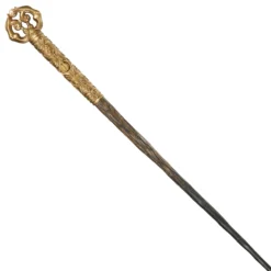 Harry Potter Zauberstab Alohomora mit Ständer und Anstecker