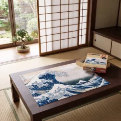 Hokusai Puzzle: Die große Welle vor Kanagawa in 1000 Teilen