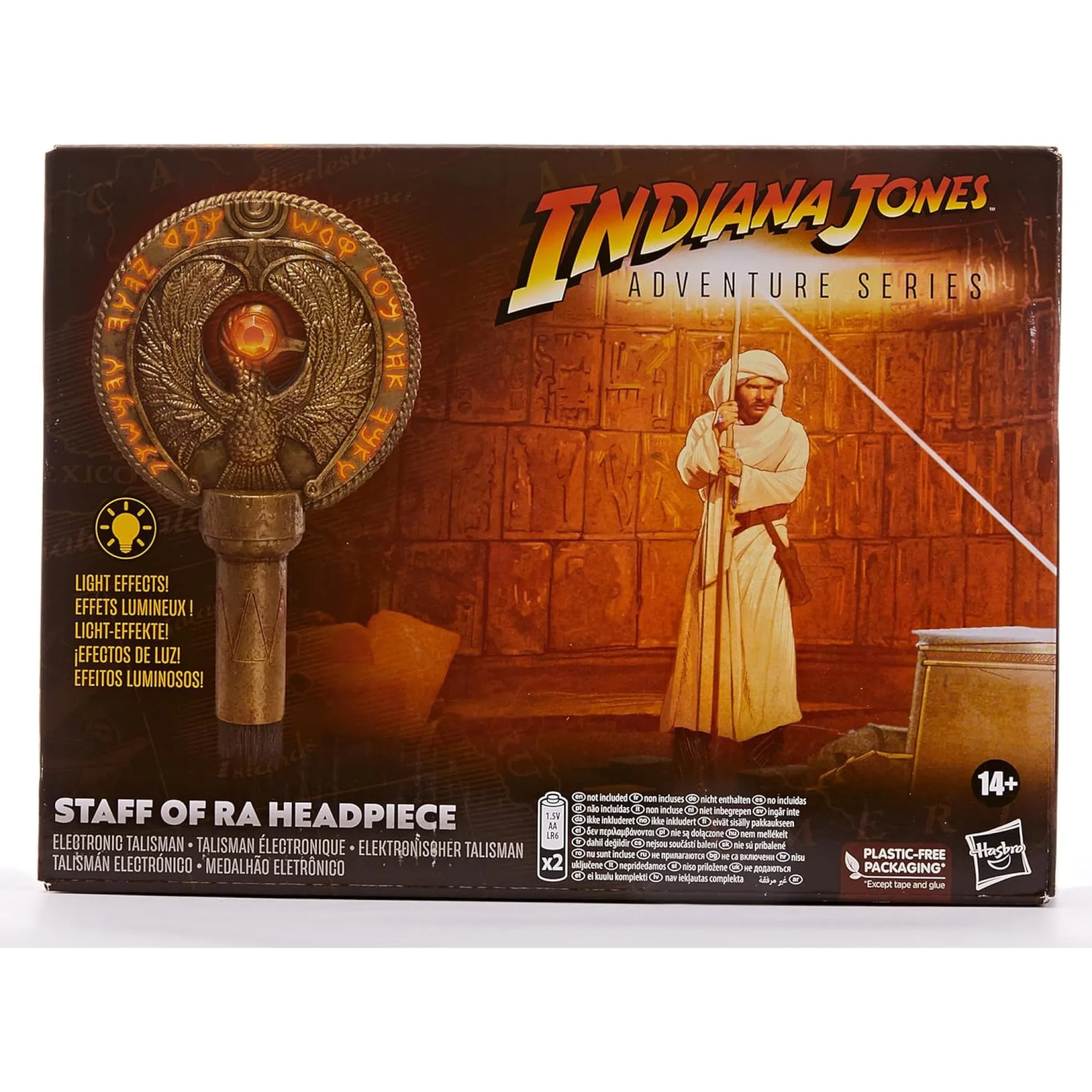 Indiana Jones Stab von Ra Leuchtendes Kopfstück Replikat