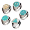 Iron Man Arc Reactor Ring-Set, 5 Ringe