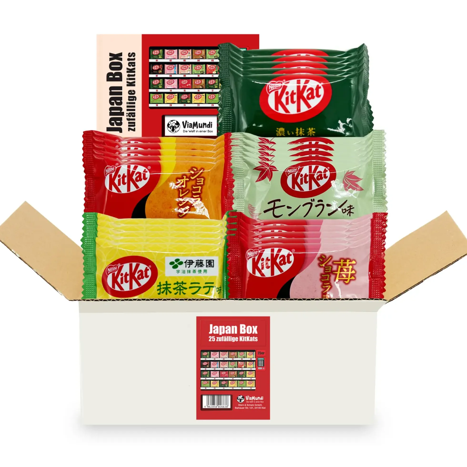 Japanische KitKat Snackbox mit 25 Riegeln