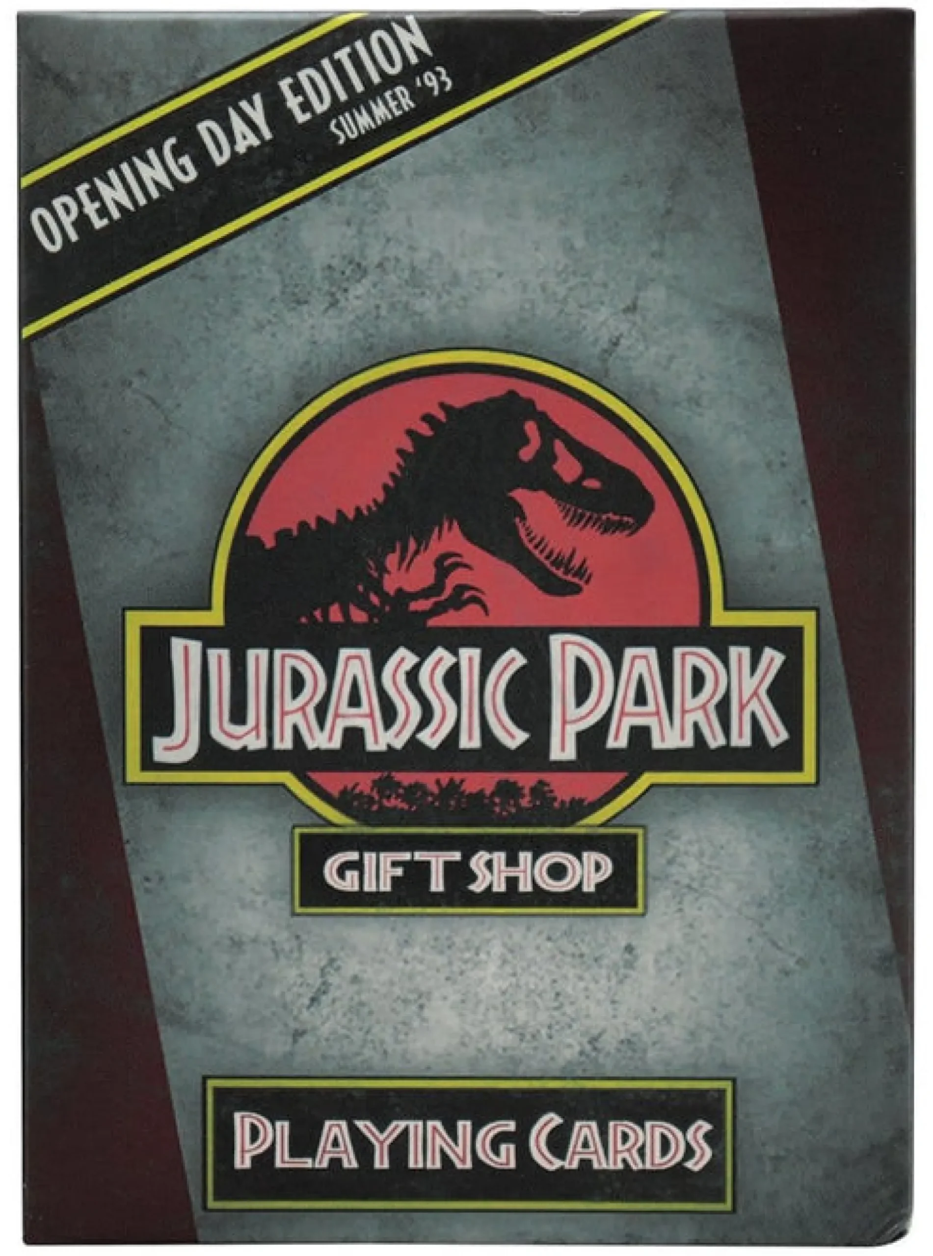 Jurassic Park Geschenkbox mit Kartenspiel, Pin und Schlüsselanhänger
