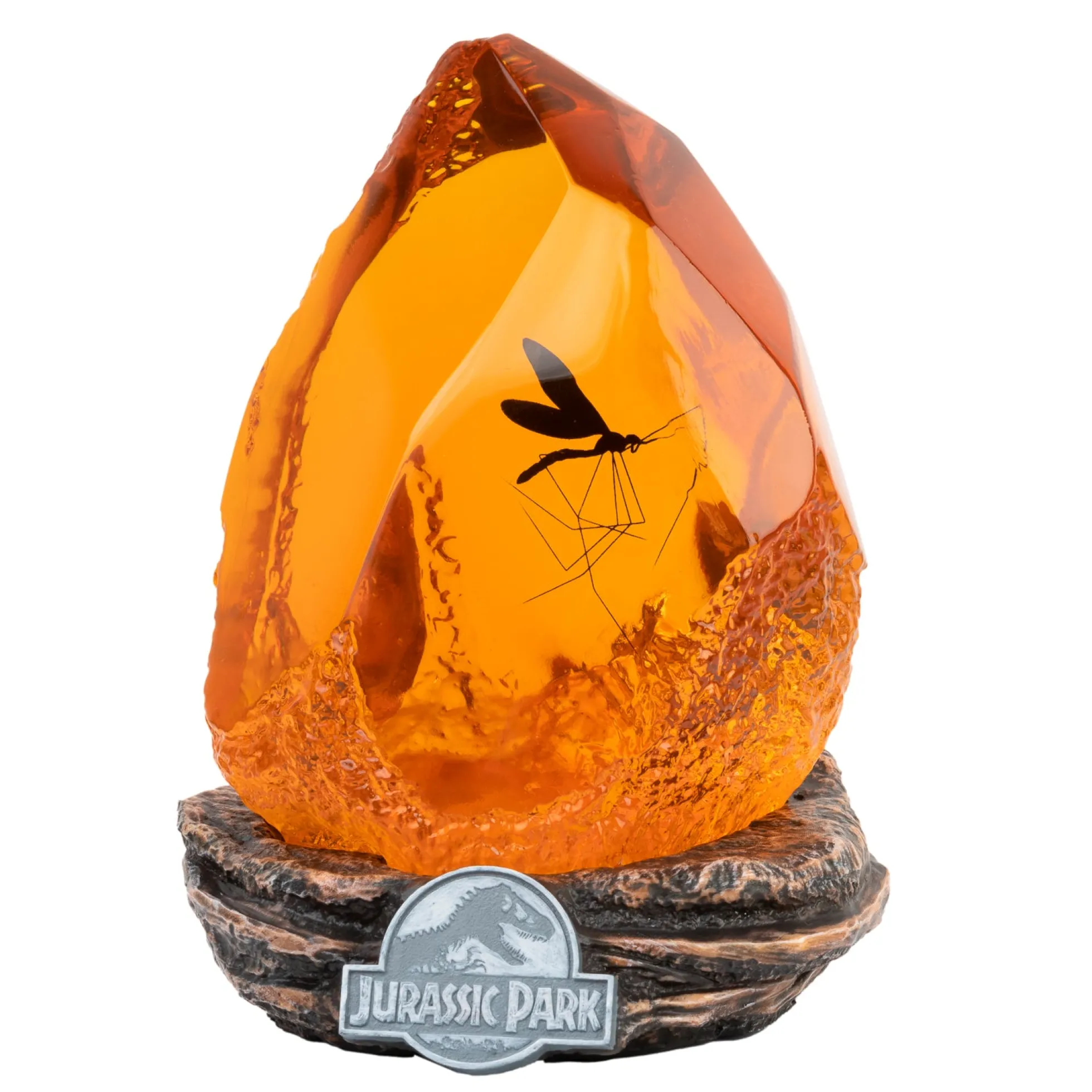 Jurassic Park Lampe: Bernstein mit Mosquito