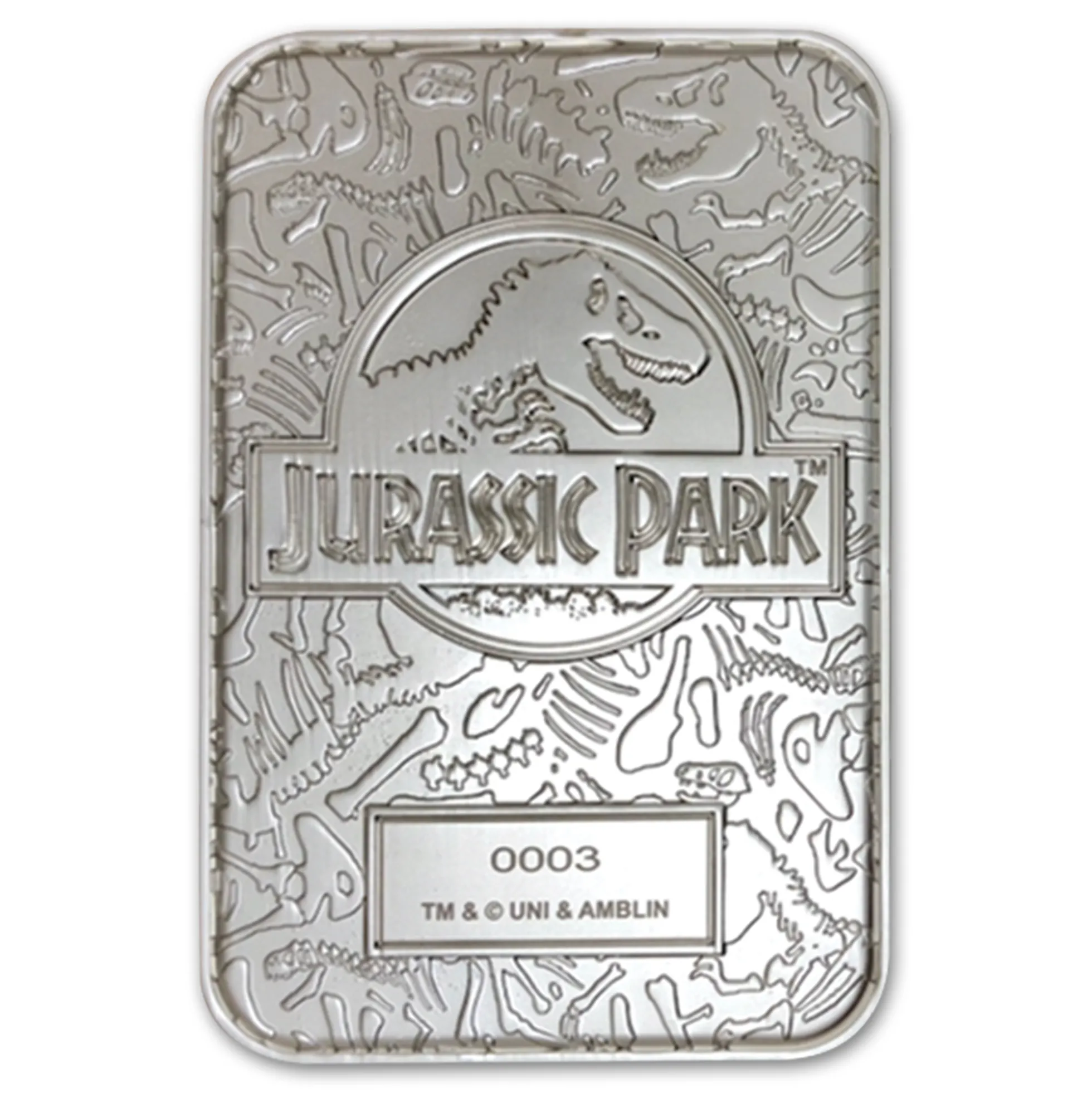 Jurassic Park Limited Edition Metallbarren Welcome