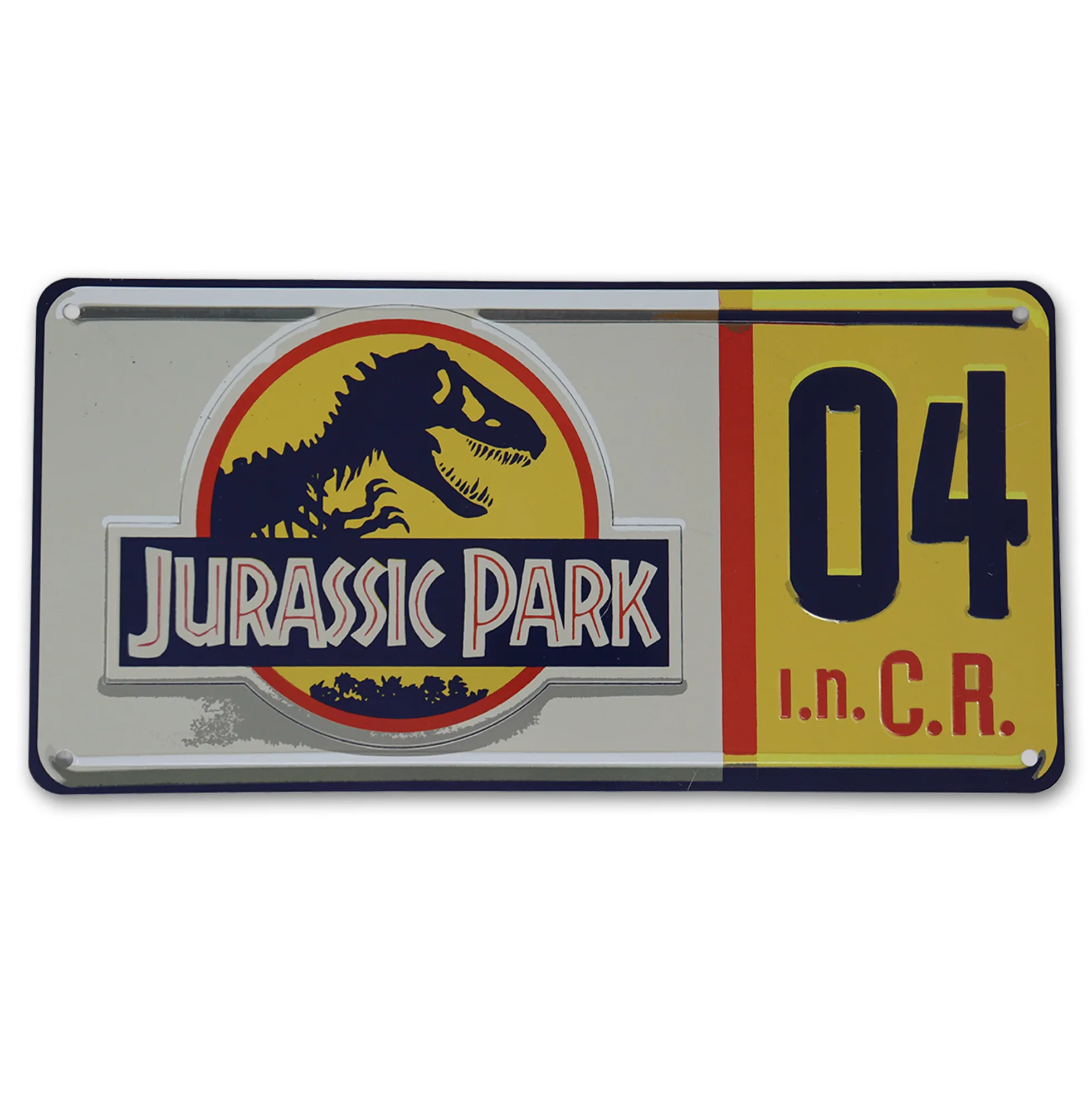 Jurassic Park Nummernschild-Replik
