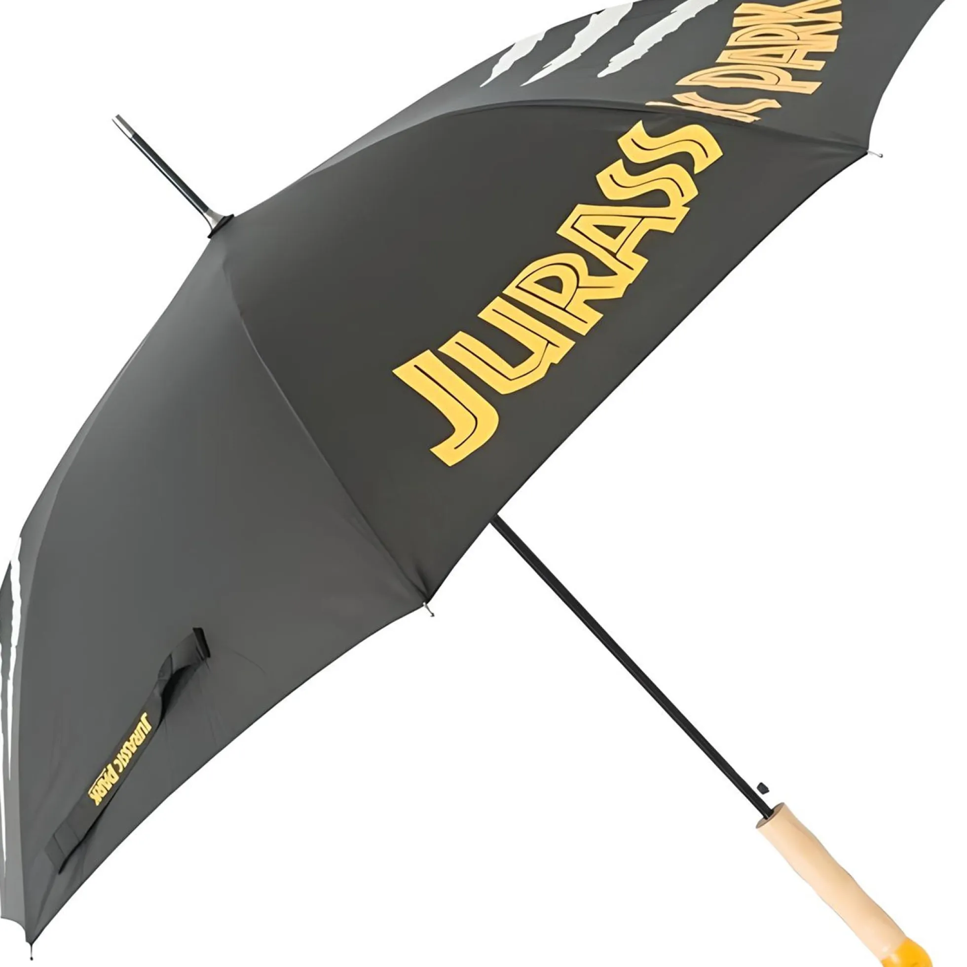 Jurassic Park Regenschirm mit Bernsteinfossil-Griff