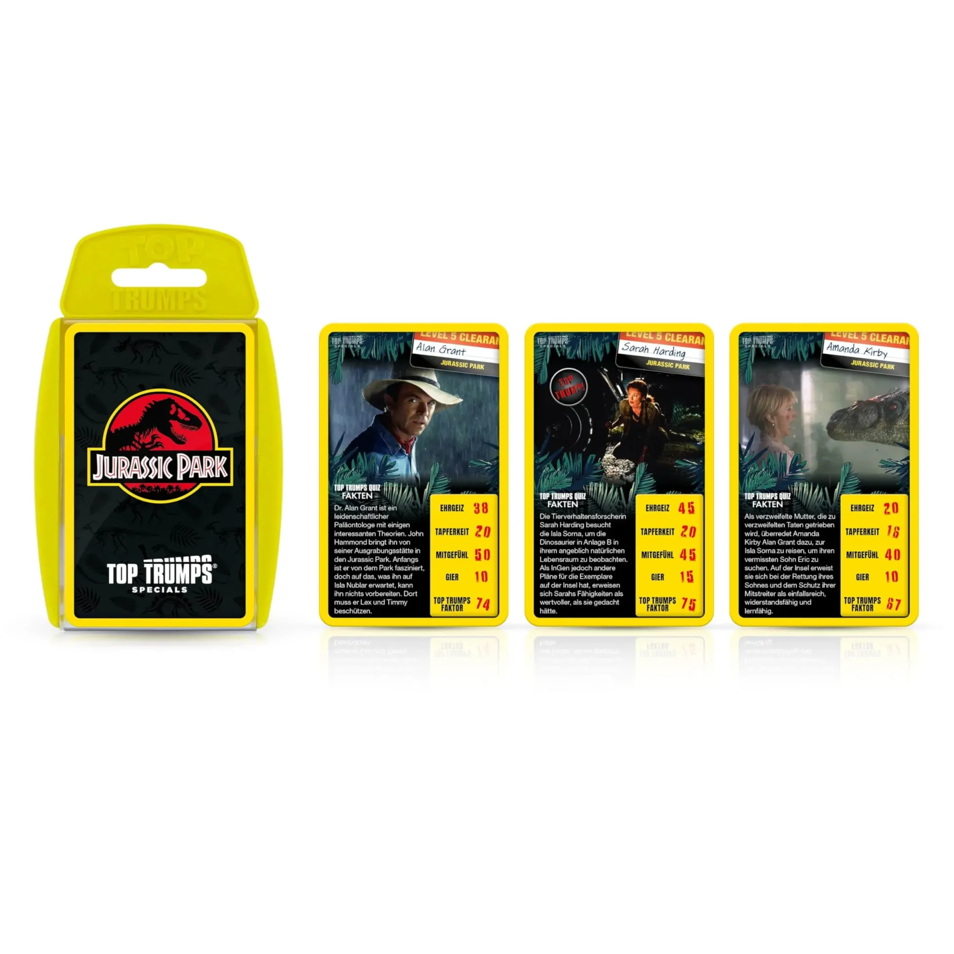 Jurassic Park Top Trumps Kartenspiel