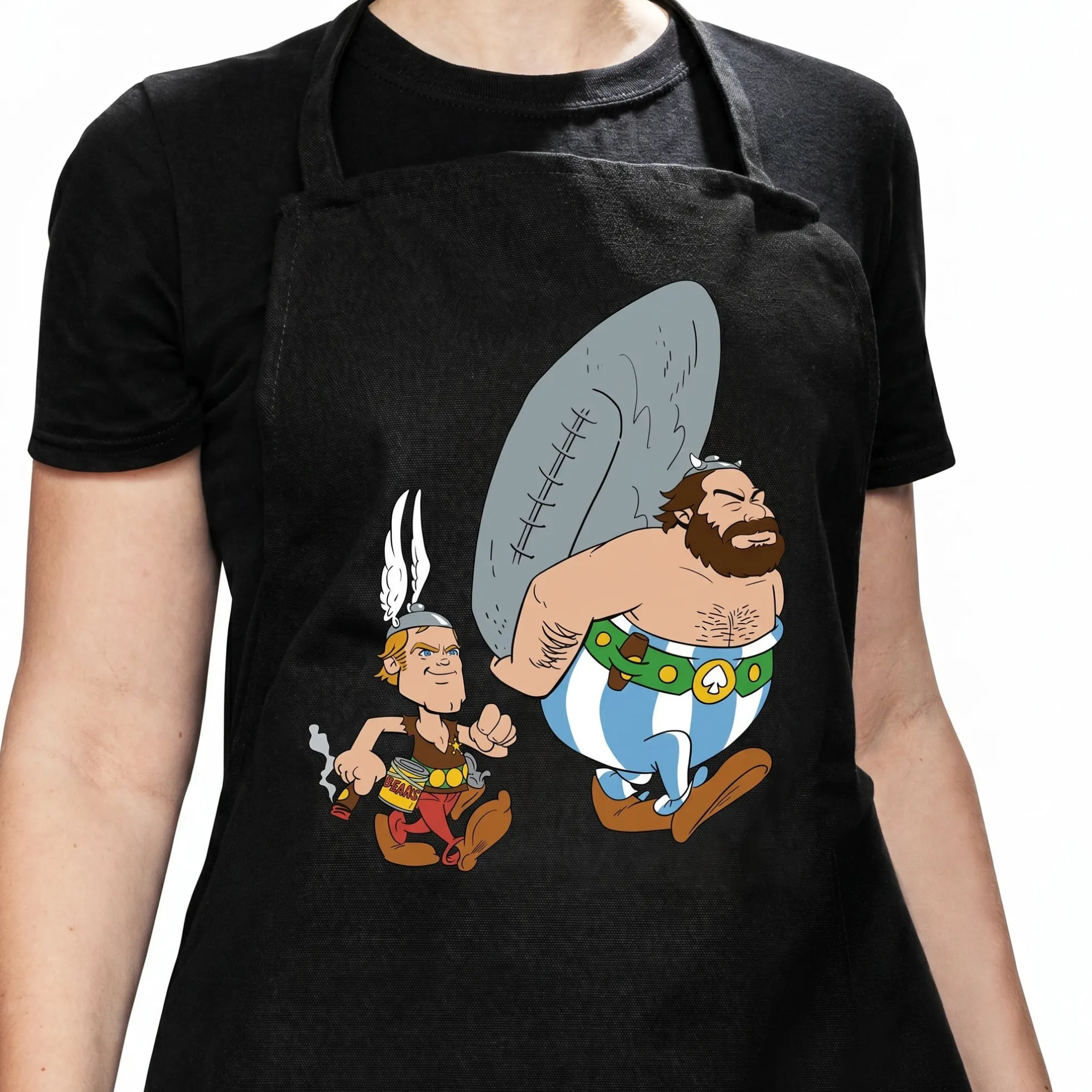 Küchen- und Grillschürze "Asterence und Budelix"