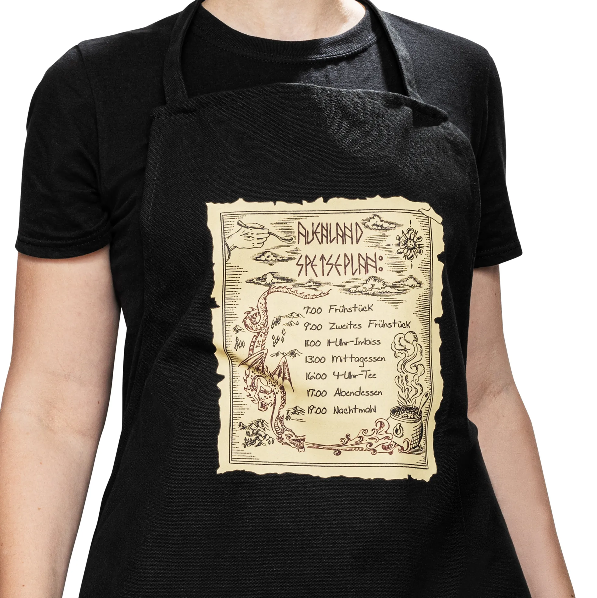 Küchen- und Grillschürze "Auenland-Speiseplan"